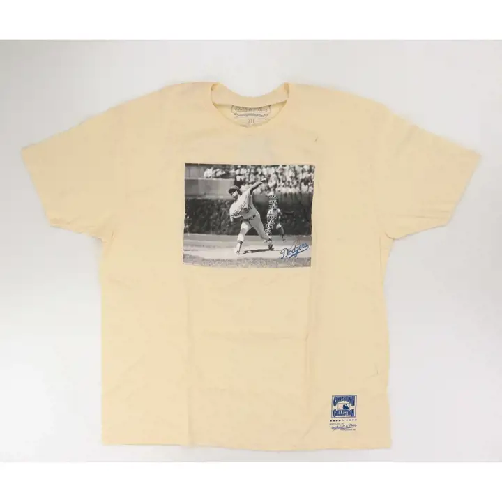T-shirt Los Angeles Dodgers MLB M&N Coop Photo Real Valenzuela