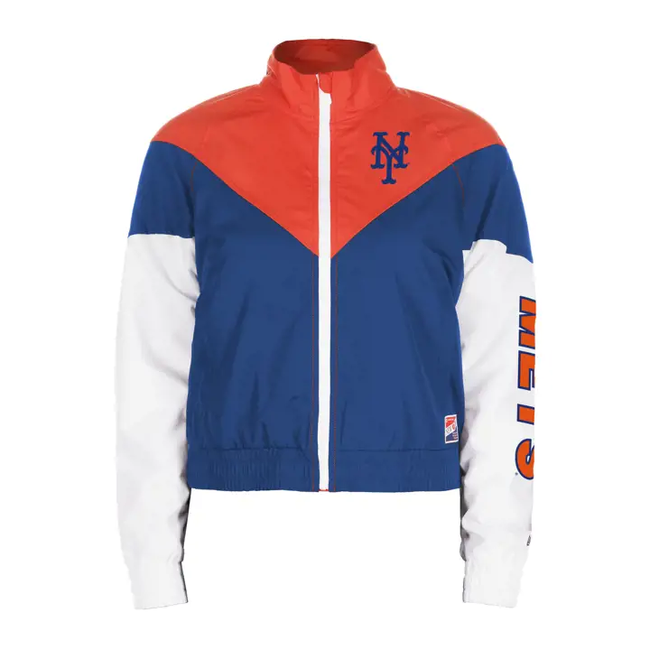 Veste coupe-vent New York Mets MLB pour femme, marine, 24