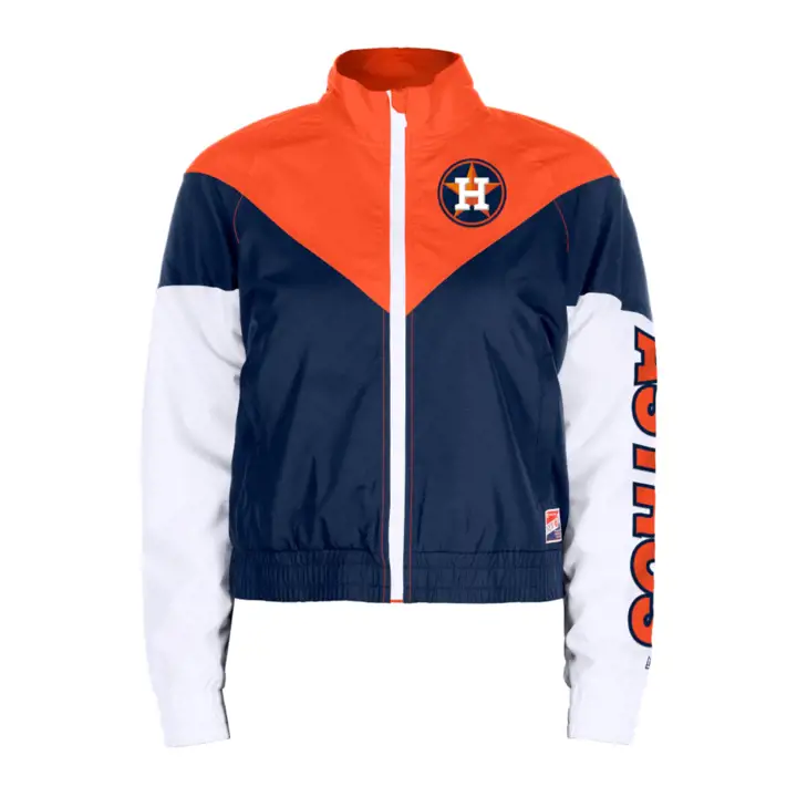 Veste coupe-vent MLB Houston Astros pour femme 24 Marine