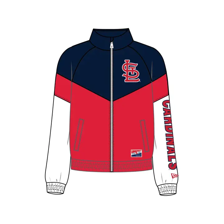 Veste Coupe-Vent Femme MLB St. Louis Cardinals 24 Rouge