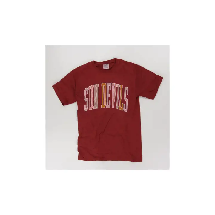 T-shirt Arizona State Sun Devils NCAA Comfort Wash avec arches