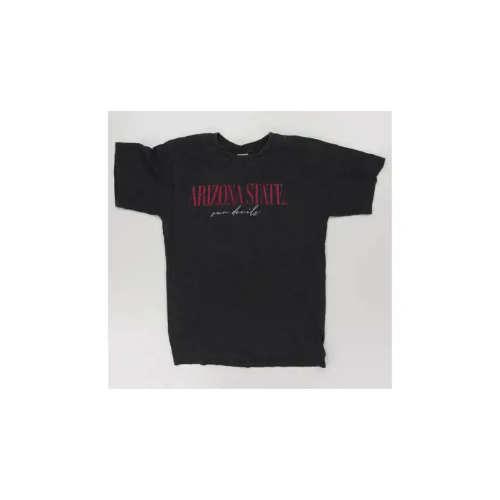 T-shirt sans effort NCAA pour femme Arizona State Sun Devils BLK