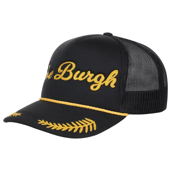 CASQUETTE DE CAPITAINE PENNSYLVANIA THE BURGH noir/ or