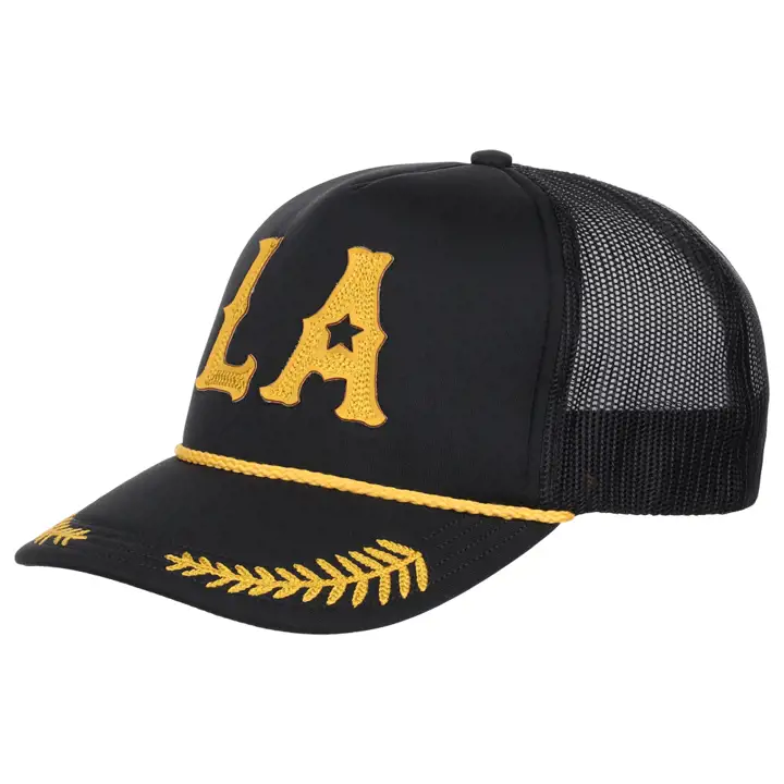 CALIFORNIA CAPTAIN HAT LA noir/doré