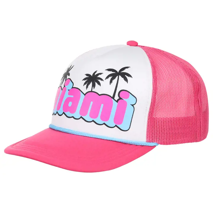 FLORIDA LOCAL FOAM TRUCKER Miami rose/ sarcelle