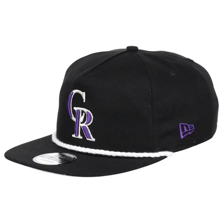 Colorado Rockies MLB NEW ERA TC ROPE GOLFER NOIR