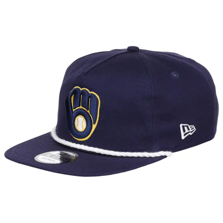 Milwaukee Brewers MLB NEW ERA TC ROPE GOLFER NAVY