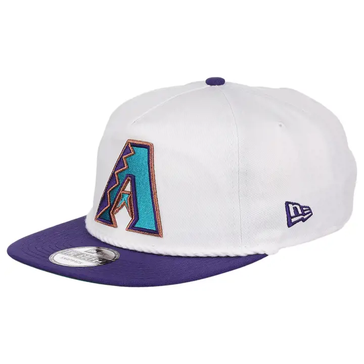 Casquette Arizona DiamondBacks MLB NEW ERA 2-TONE ROPE GOLFER BLANC/ORCHIDÉE