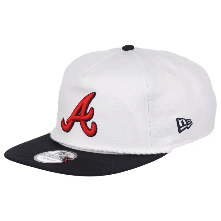 Atlanta Braves MLB NEW ERA 2-TONE ROPE GOLFER BLANC/BLEU MARINE