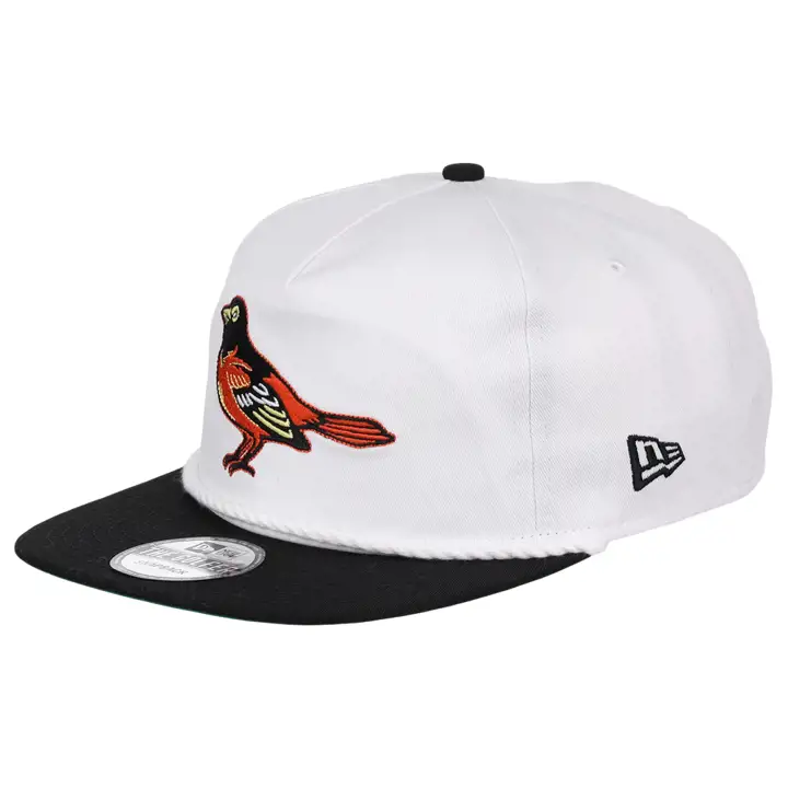 Baltimore Orioles MLB NEW ERA 2-TONE ROPE GOLFER BLANC/NOIR