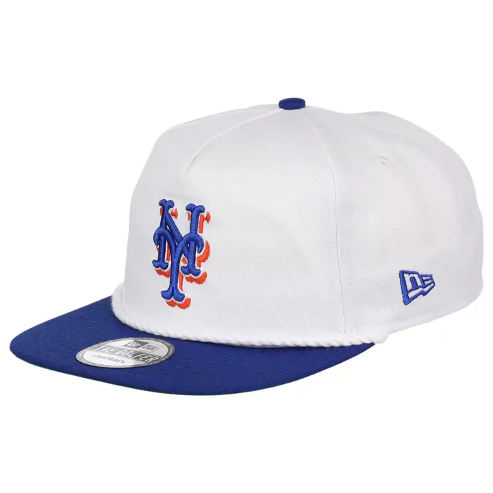 New York Mets MLB NEW ERA 2-TONE ROPE GOLFER BLANC/RBLEU