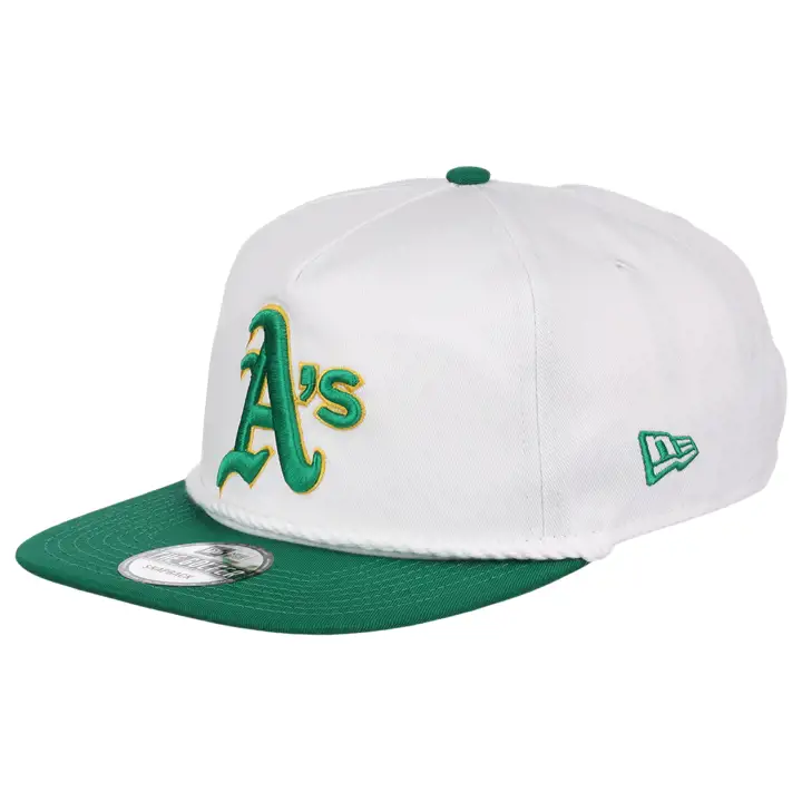 Oakland Athletics MLB NEW ERA 2-TONE ROPE GOLFER BLANC/VERT