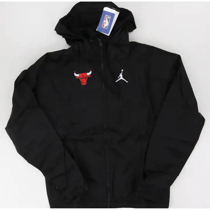 Veste légère noire NBA Chicago Bulls CTS