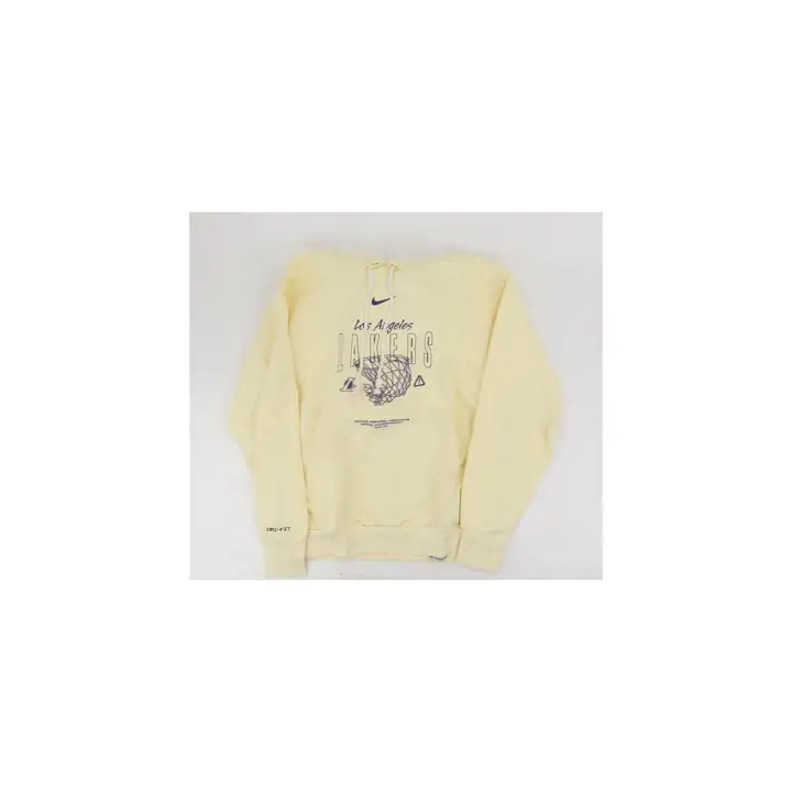 Sweat à capuche Los Angeles Lakers NBA CTS Standard Issue blanc