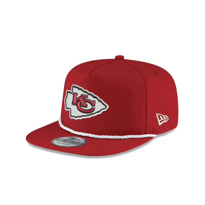 Casquette de golf rouge à corde TC NFL des Chiefs de Kansas City