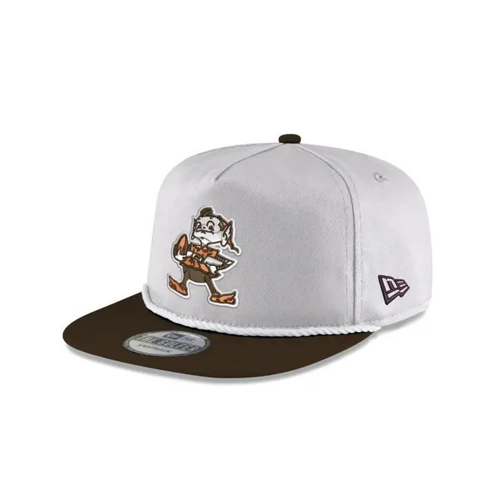 Casquette Cleveland Browns NFL 2T Chrome Golfer WHT/BRN