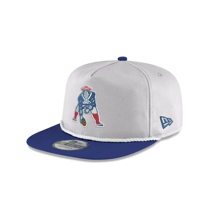 New England Patriots NFL Casquette Chrome Golfer 2T BLC/MARINE