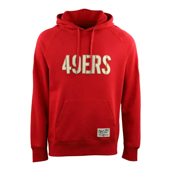 SAN FRANCISCO 49ERS EFF NFL French Terry Hoodies Red