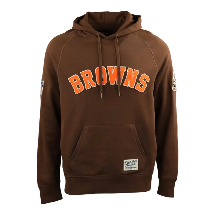 CLEVELAND BROWNS EFF NFL French Terry Hoodies BRN