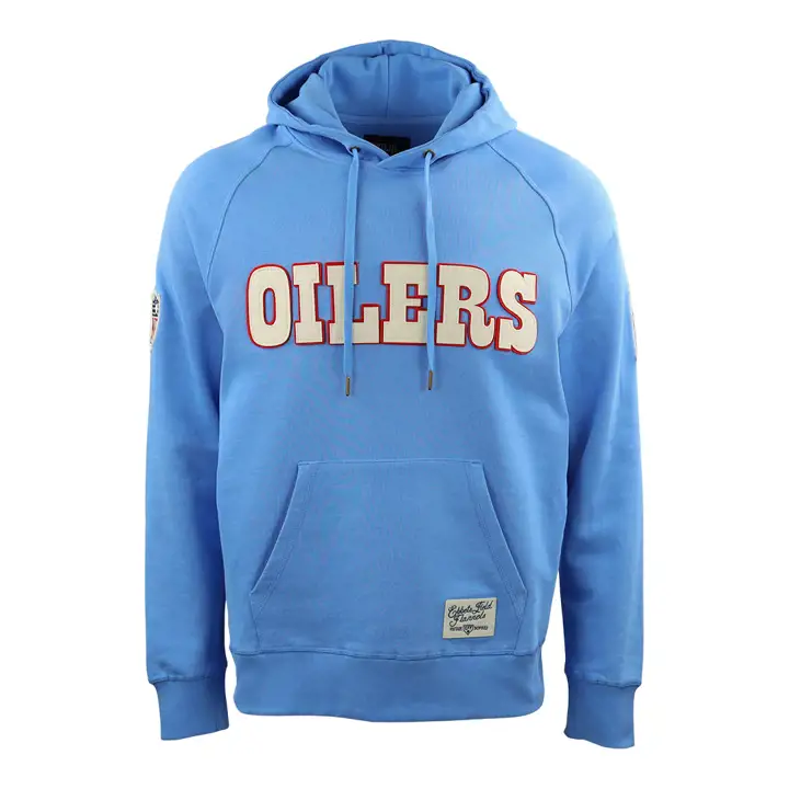 Tennessee Oilers EFF NFL French Terry Hoodies Blue