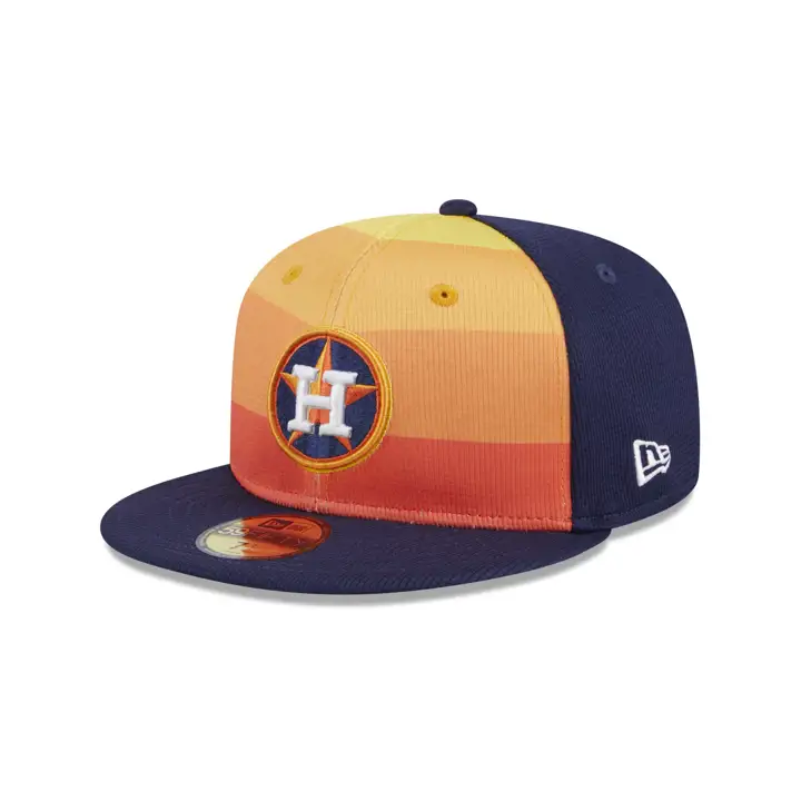 Houston Astros 2024 MLB Entraînement au Bâton 59Fifty orange / marine