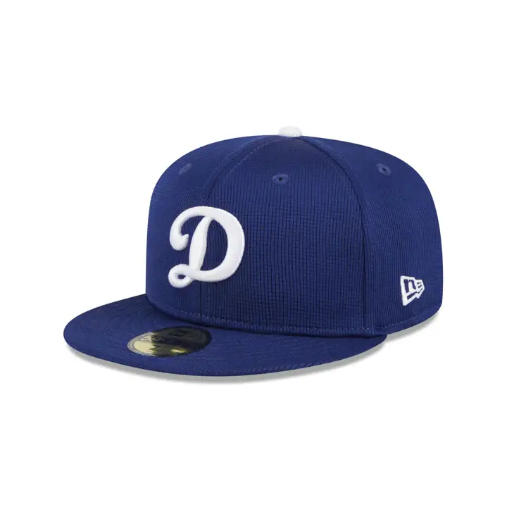 Casquette 59Fifty Los Angeles Dodgers 2024 MLB Batting Practice bleu marine