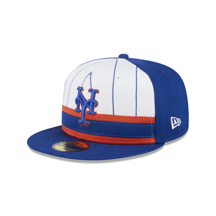 New York Mets 2024 MLB Batting Practice 59Fifty wht/ ltryl