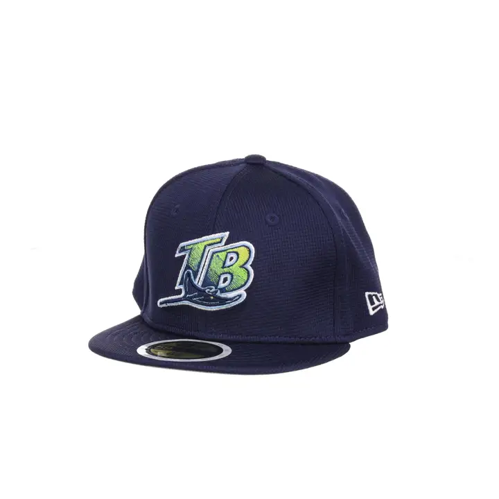 Casquette 59Fifty pour enfant Tampa Bay Rays 2024 MLB Batting Practice ltnvy