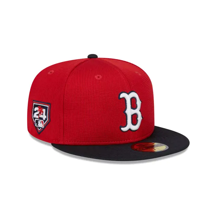 Boston Red Sox Entraînement de printemps MLB 2024 59Fifty rouge/marine