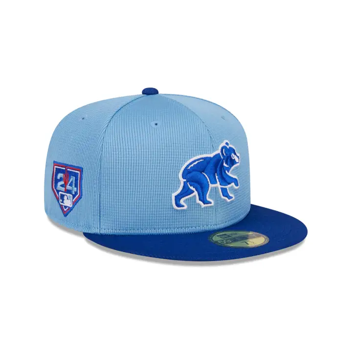 Chicago Cubs 2024 MLB Entraînement de printemps 59Fifty lbl/ ltryl