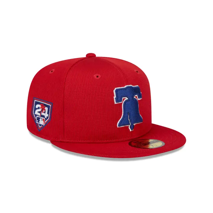 Philadelphia Phillies entraînement de printemps MLB 2024 59Fifty rouge