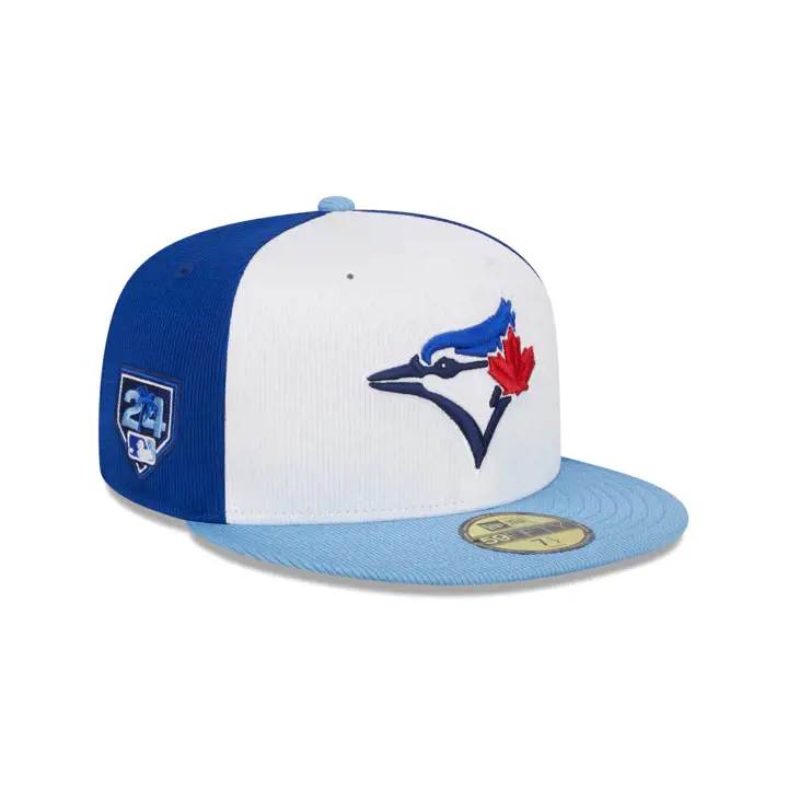 Toronto Blue Jays 2024 MLB Entraînement de printemps 59Fifty blc/ marine