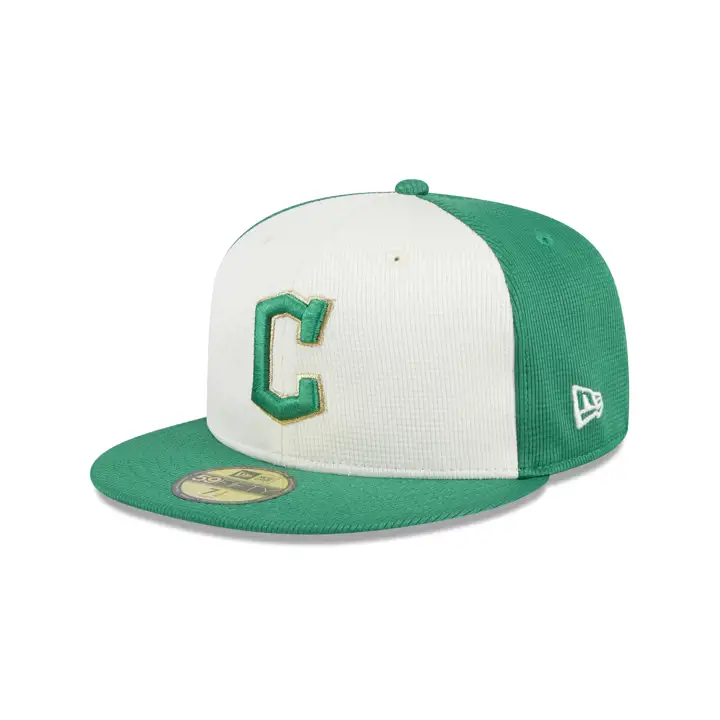 Cleveland Guardians 2024 MLB St. Patrick's Day 59Fifty vert/