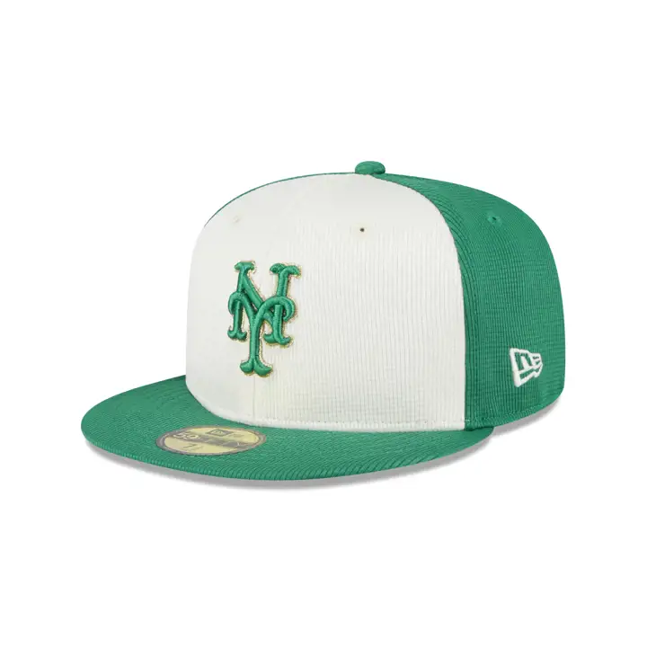New York Mets 2024 MLB St. Patricks Day 59Fifty vert/ivo