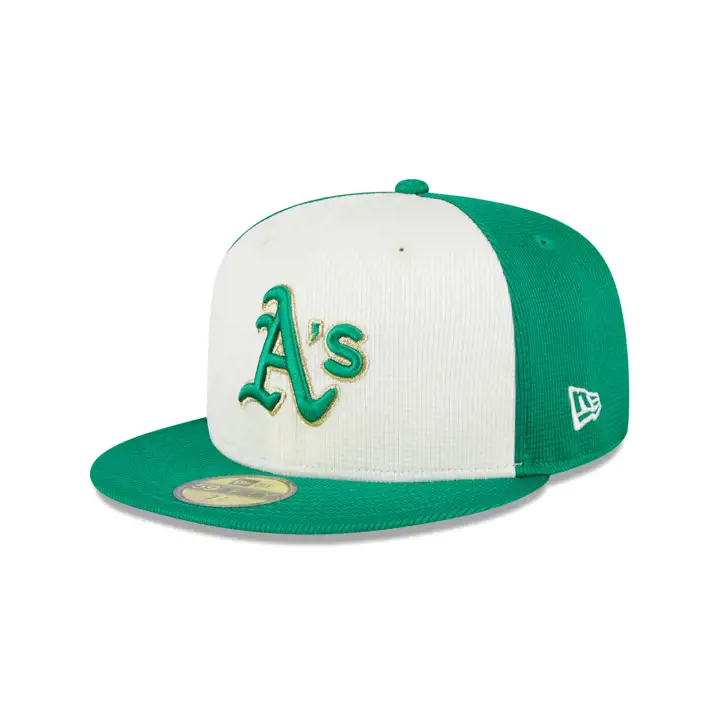 Oakland Athletics 2024 MLB St. Patricks Day 59Fifty vert/ ivo