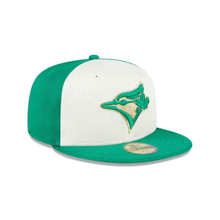 Toronto Blue Jays 2024 MLB St. Patricks Day 59Fifty vert/ivoire