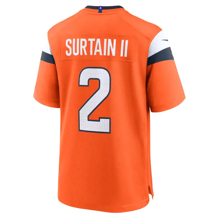 Maillot de match NFL Denver Broncos Patrick Surtain II ORG
