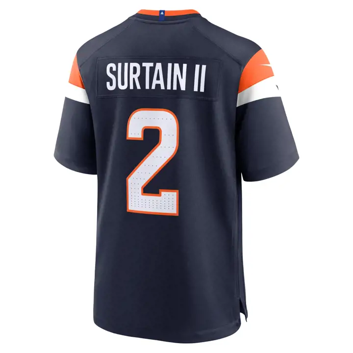 Denver Broncos Maillot NFL Patrick Surtain II MARINE