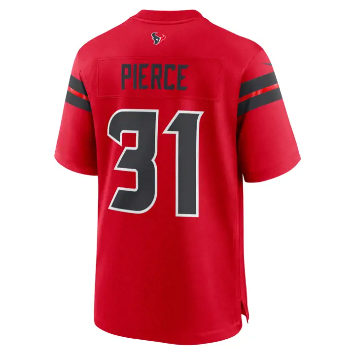 Maillot de match NFL Houston Texans Dameon Pierce ROUGE