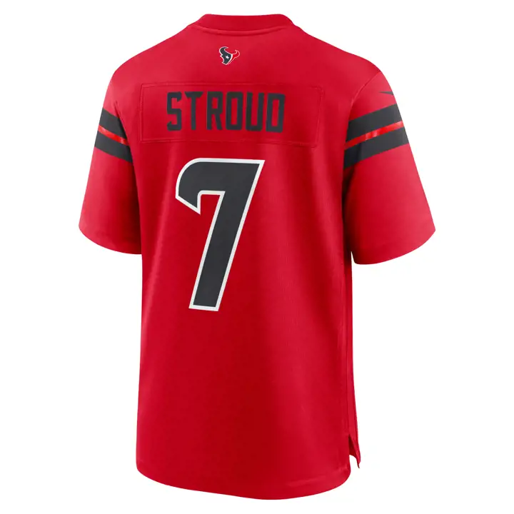 Maillot de match NFL des Houston Texans CJ Stroud ROUGE