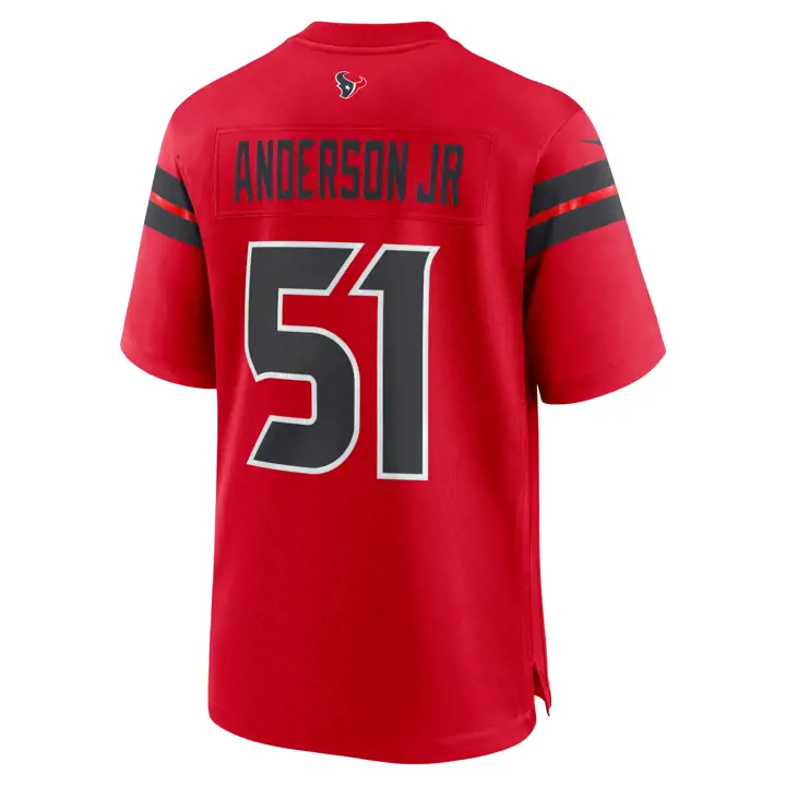 Maillot de match NFL des Houston Texans Will Anderson Jr ROUGE