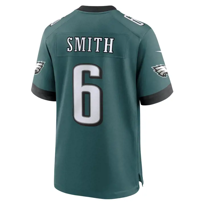 Maillot de match NFL Philadelphia Eagles Devonta Smith TEAL