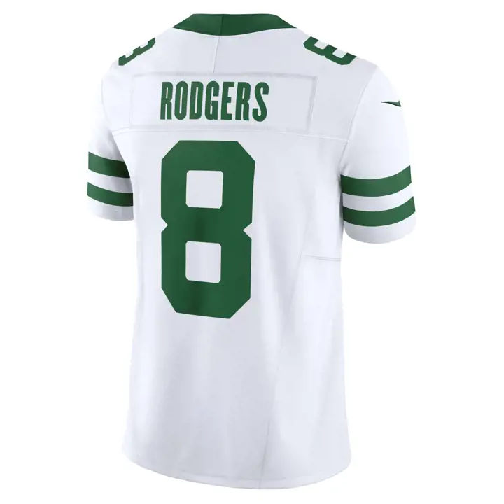 Maillot NFL Vapor Fuse Limited des New York Jets Aaron Rodgers BLANC