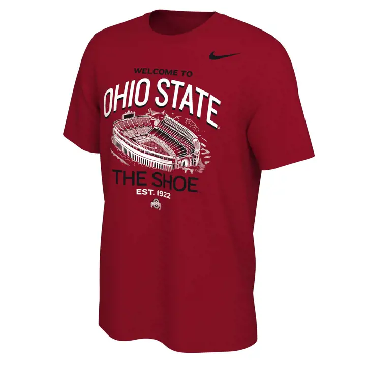 T-shirt STADIUM Ohio State Buckeyes rouge