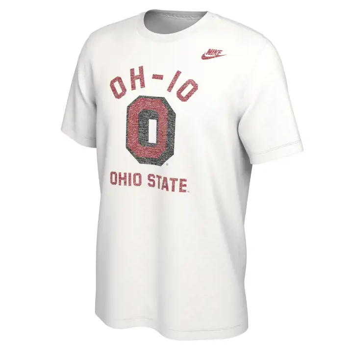 T-shirt blanc Ohio State Buckeyes VAULT