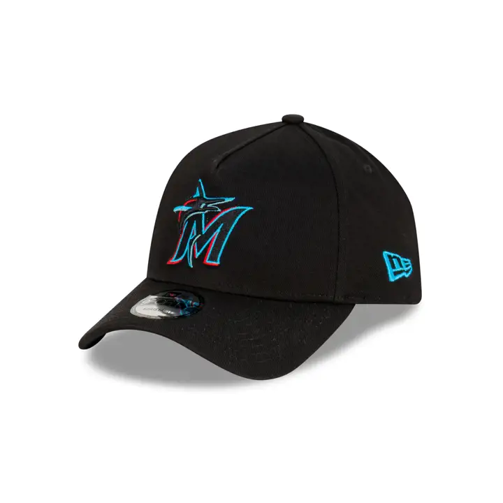 MIAMI MARLINS 940AF BLANC CASSÉ NOIR VERT FONCÉ noir