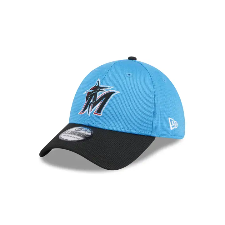 Miami Marlins MLB 24 ENTRAÎNEMENT DE PRINTEMPS 39THIRTY BLEU/NOIR