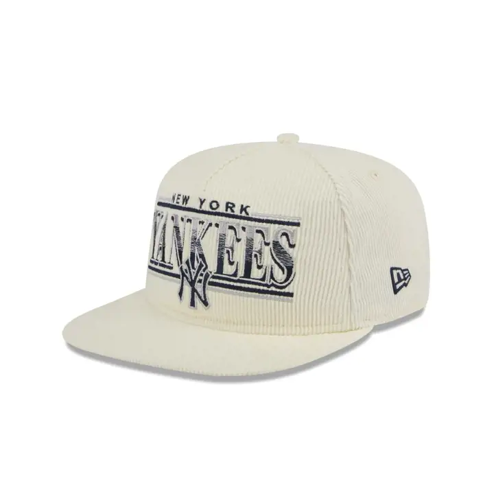 CASQUETTE CORDUROY YANKEES DE NEW YORK MLB VINTAGE GOLFER GRIS FONCÉ