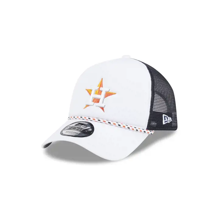 Casquette trucker 9FORTY en mousse MLB AF CS Houston Astros blanche et bleu marine