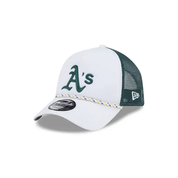 Oakland Athletics MLB AF CS FOAM 9FORTY TRUCKER BLANC/VERT